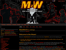 Tablet Screenshot of mazeworld.net